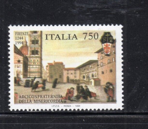ITALY #1989 1994 BROTHERHOOD OF MERCY MINT VF NH O.G