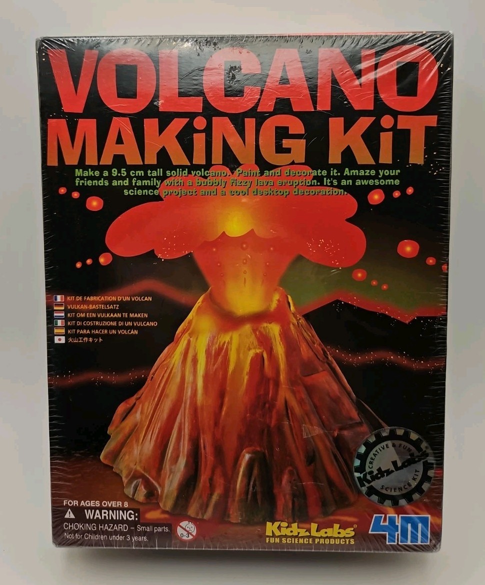 New Volcano Making Kit by Kidz Labs Fun Science Products - New / Factory Sealed