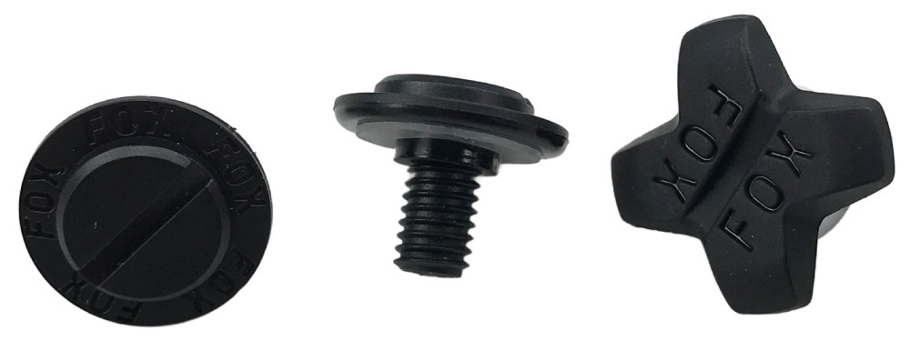 Fox Racing Rampage Helmet Visor Screw Kit Black