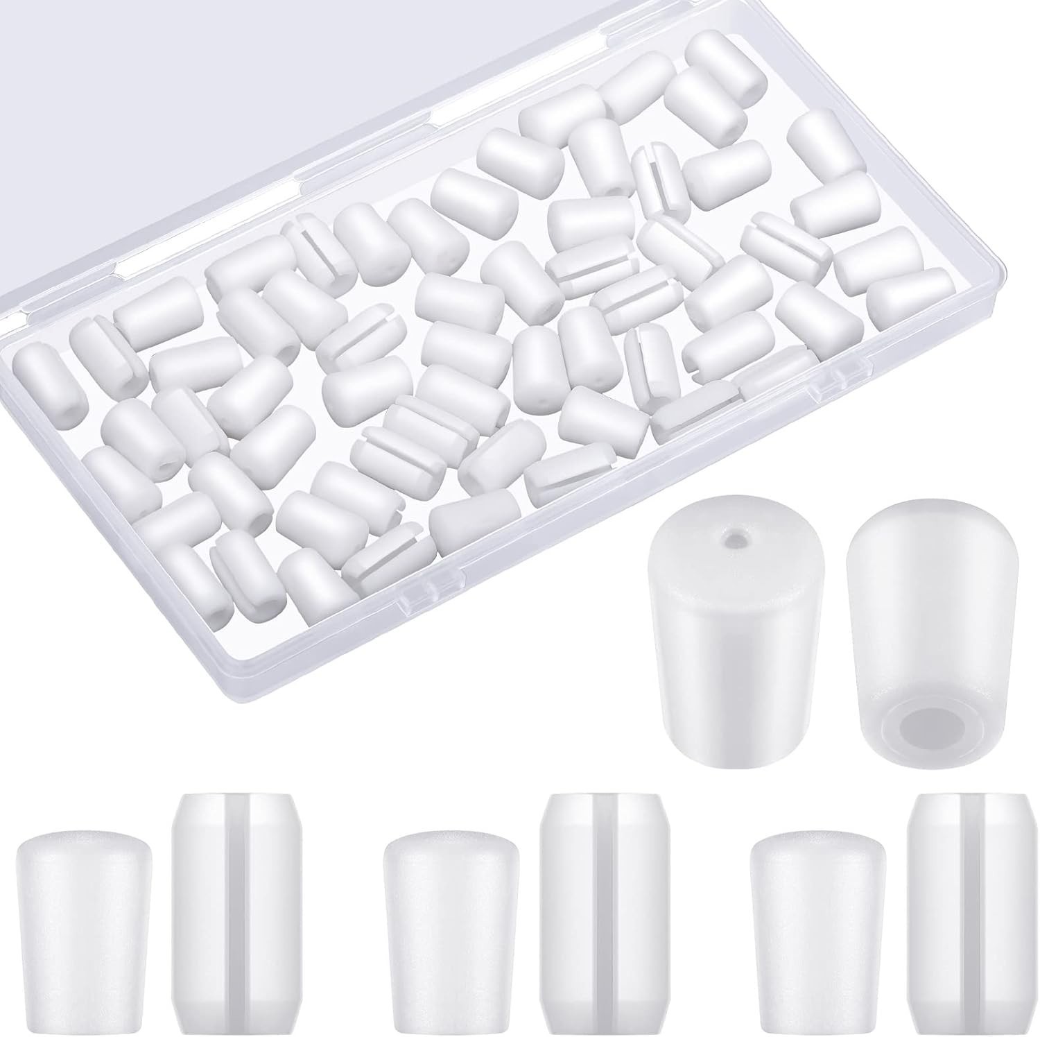60 Pieces Rubber Feet Grid Sink Protector Rubber Grid Kitchen Sink Wire