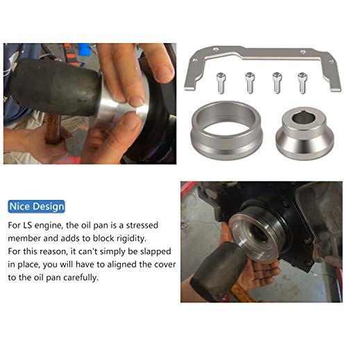 Front and Rear Cover Billet Alignment Tool & Oil Pan Alignment Tool Kit for
