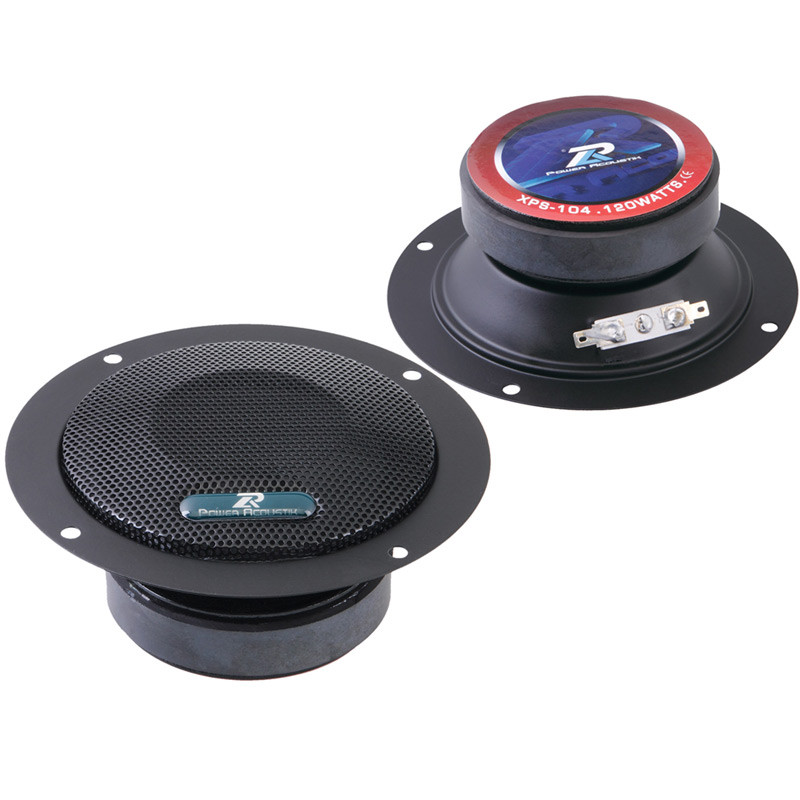 4" Midrange Speakers Grill Sealed Car Driver Four Inch Autosound Pair NEW 2