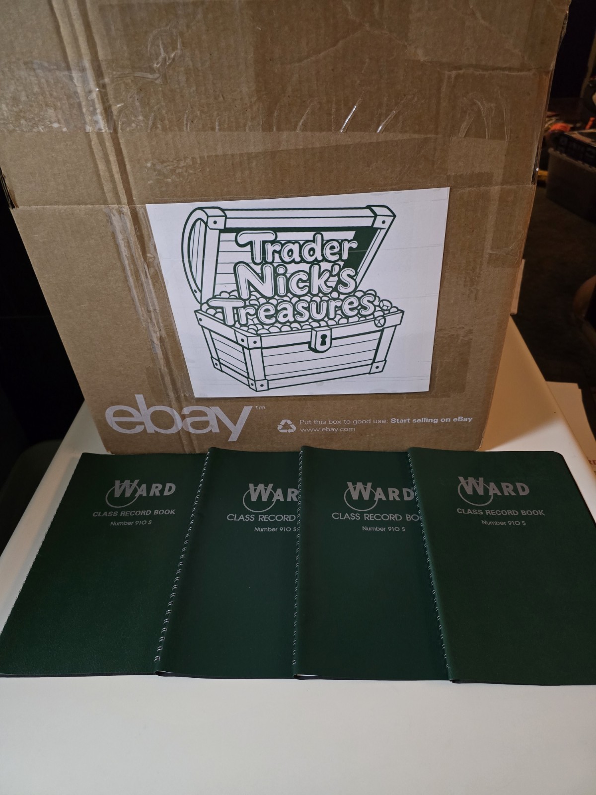 WARD Class Record Book, 38 Name, 9-10 Week Period-Name On 1st Lot Of  4