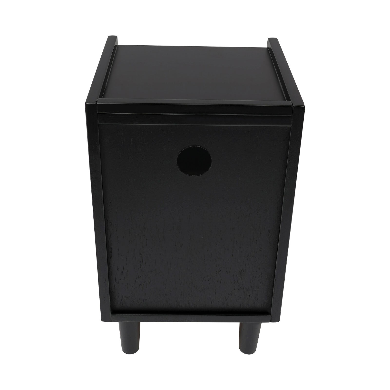 2-Tier Bedroom Storage Cabinet Nightstand with 2 Drawers Modern Bedside Table