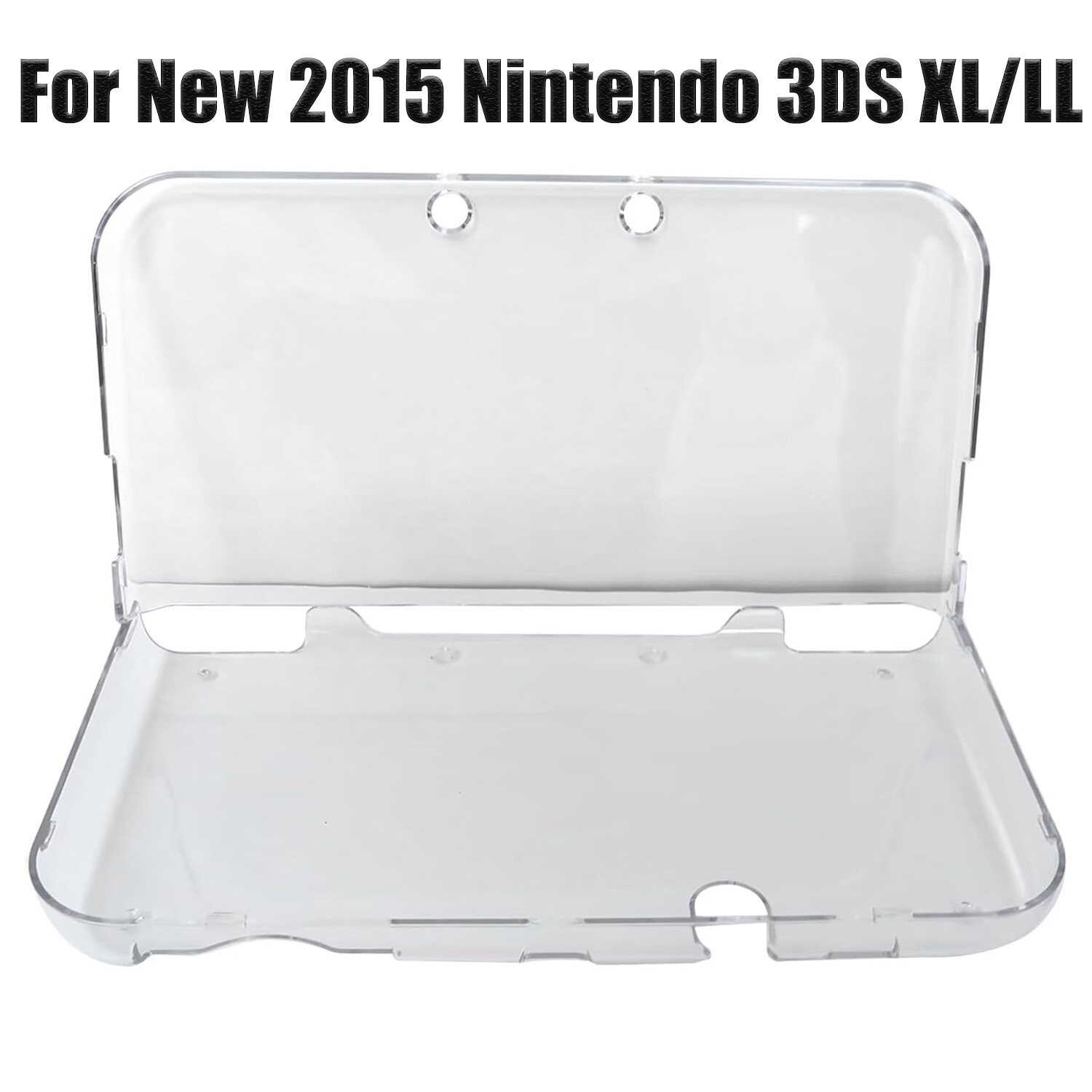 For New 2015 Nintendo 3DS XL/LL Clear Crystal Hard Shell Protective Case Cover