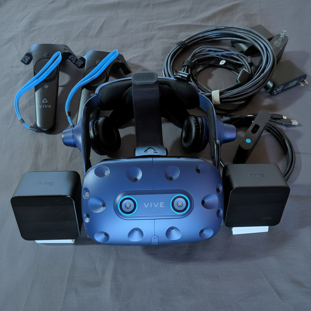 HTC Vive Pro Eye Full Kit - Eye Tracking - Works with VRChat and SteamVR