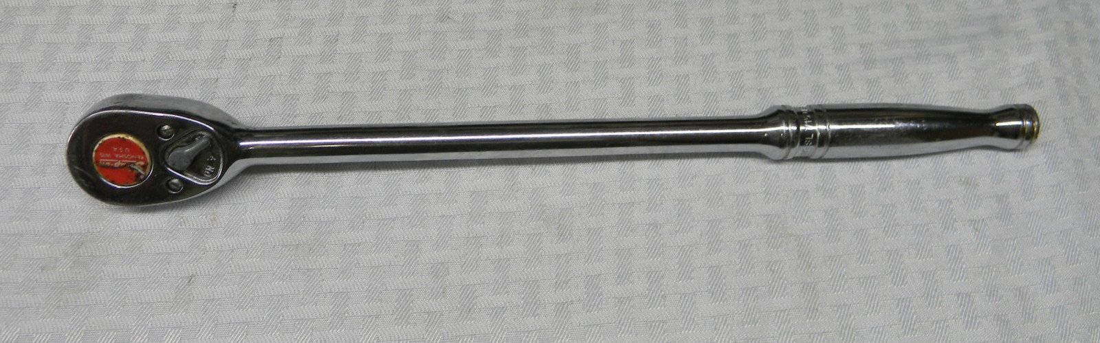 VINTAGE SNAP-ON 1/2" DRIVE 14-3/4" LONG STANDARD HANDLE RATCHET #SL715