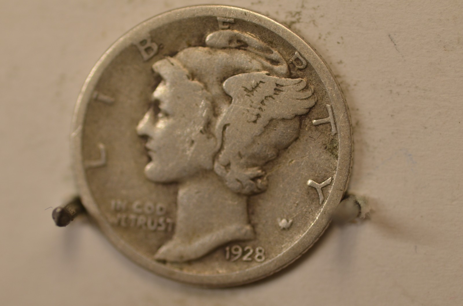 1928-S Mercury Dime (F) 90% Silver Item # 7161