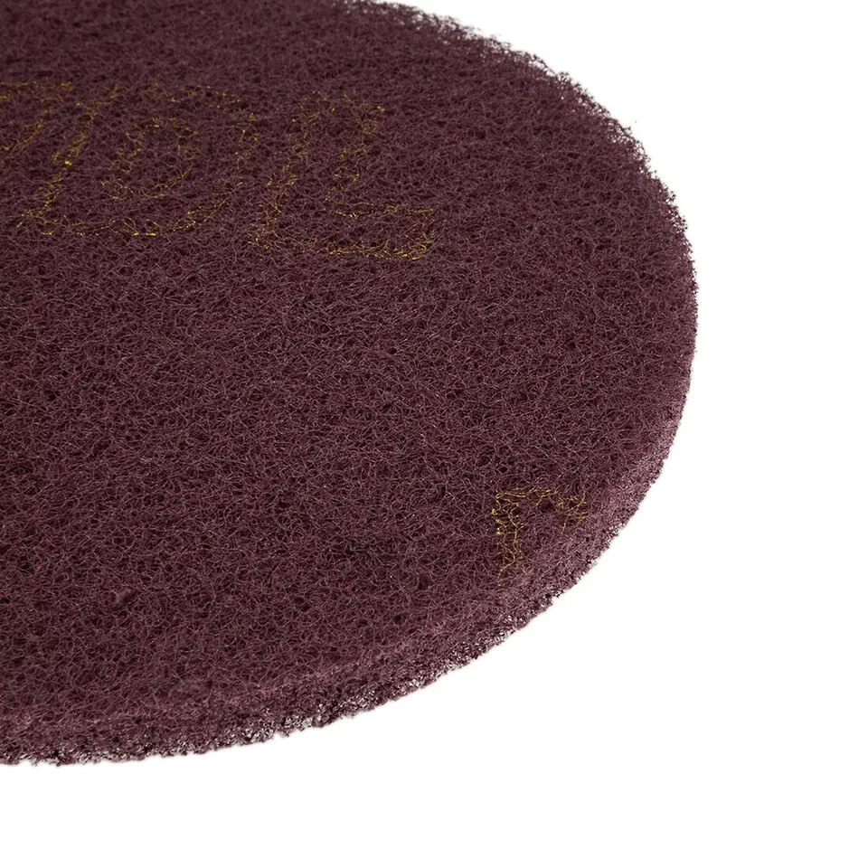 8pcs 5" Scrubber Scouring Pads Drill Scuffing Disc Hoop and Loop Surface