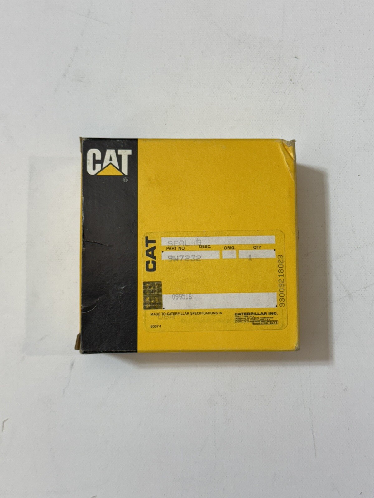 9W7232  Genuine OEM  CAT  DUO-CONE SEAL  Caterpillar  9W-7232