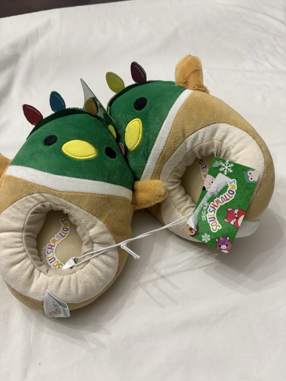 Squishmallow Christmas slippers