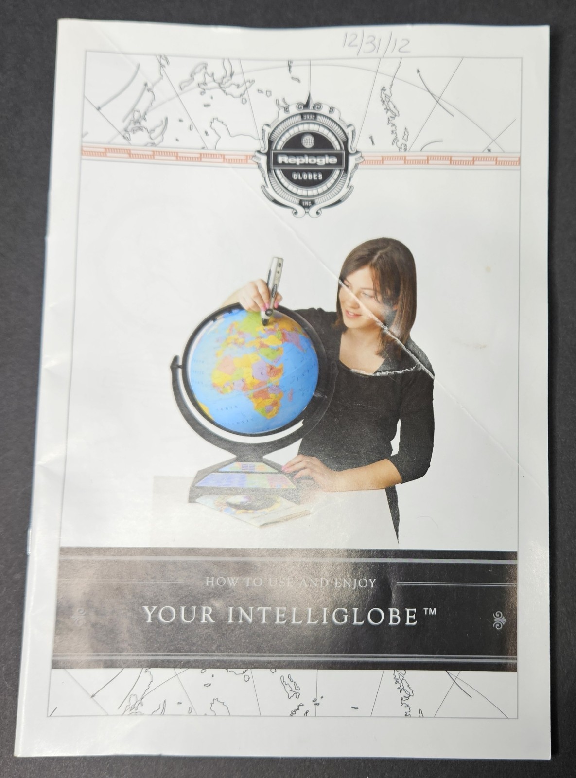 Intelliglobe by Replogle Interactive Educational Desk World Globe 12" Working