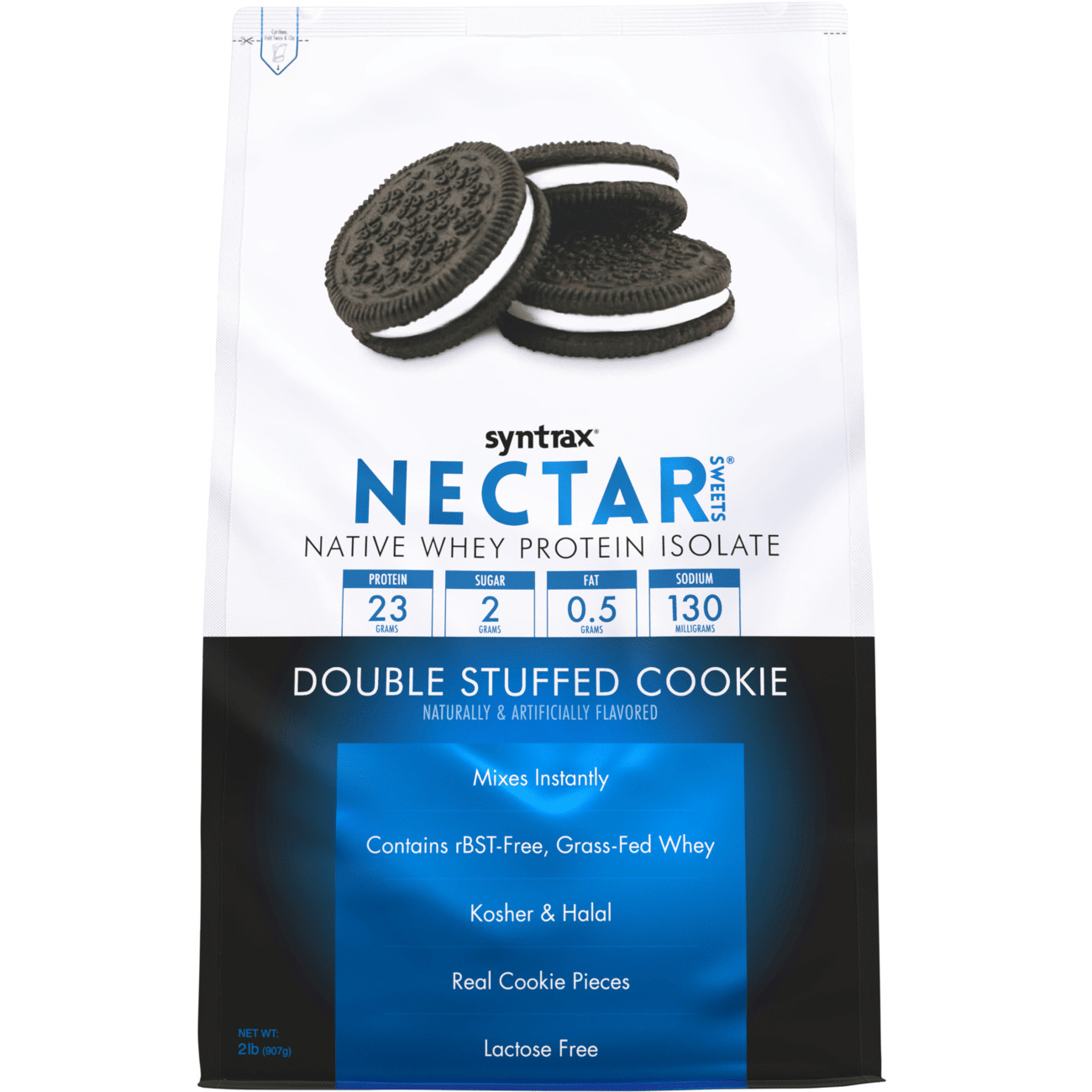 Syntrax Nectar Sweets 2lb Protein Powder - Double Stuffed Cookie