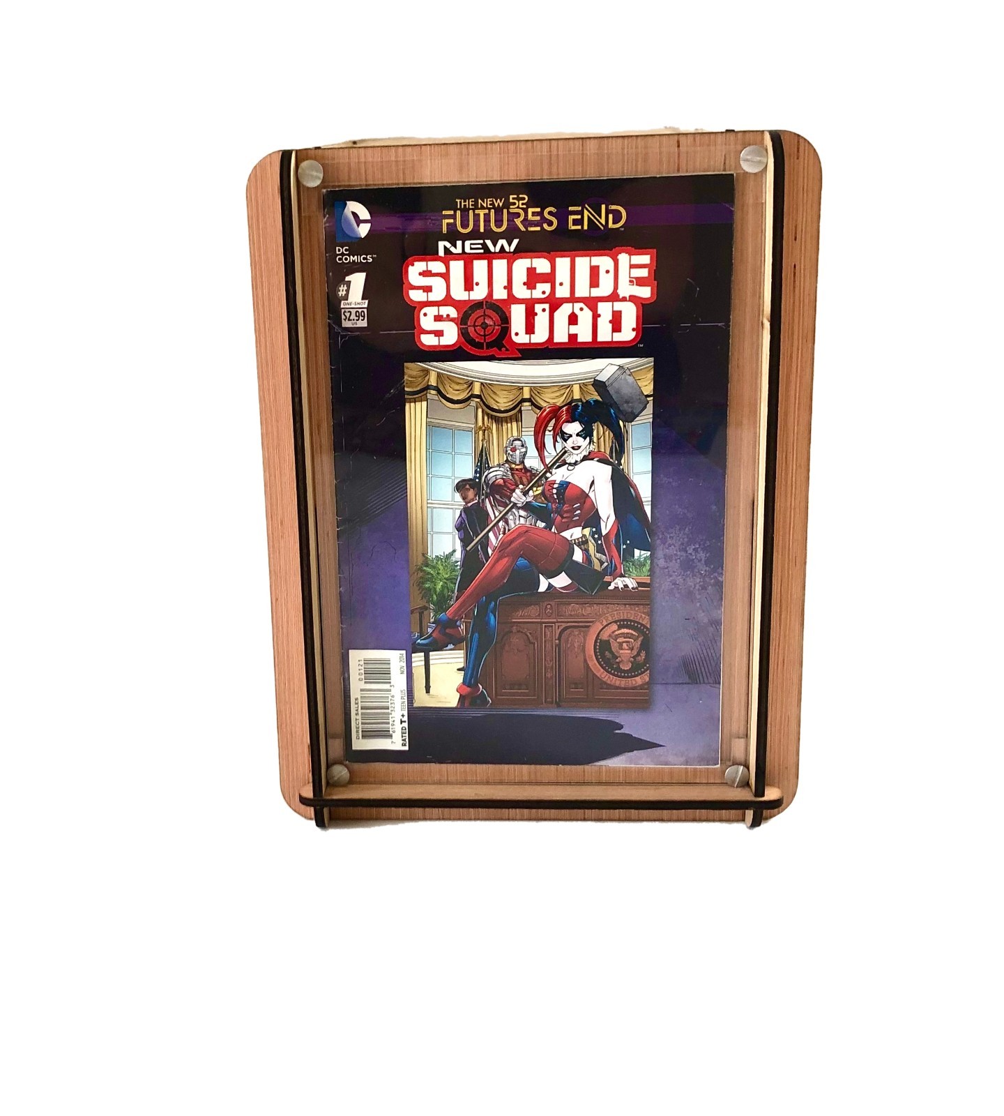 Comic Storage & Display Box + DC's New Suicide Squad-Futures End #1 Comic Book