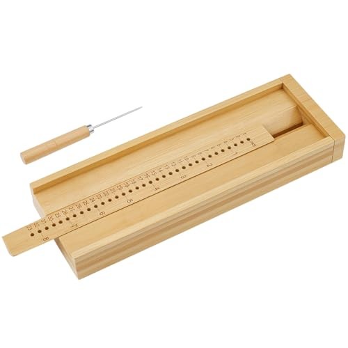 Bamboo Book Binding Tools, Book Binding Cradle with an Awl Bookbinding