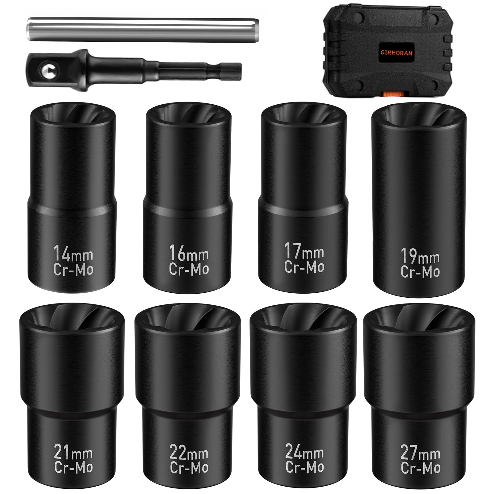 GIREORAN 10 Piece Wheel Lock Removal Kit, Lug Nut Tool 10