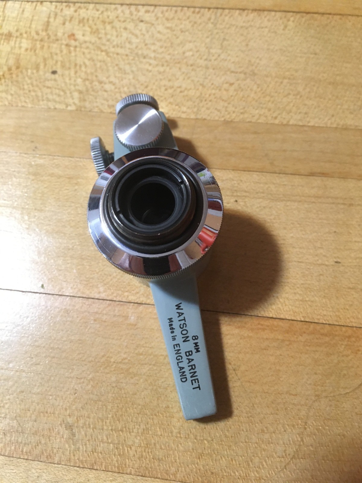 Watson Barnet 8mm Interferometer Microscope Objective plus holder