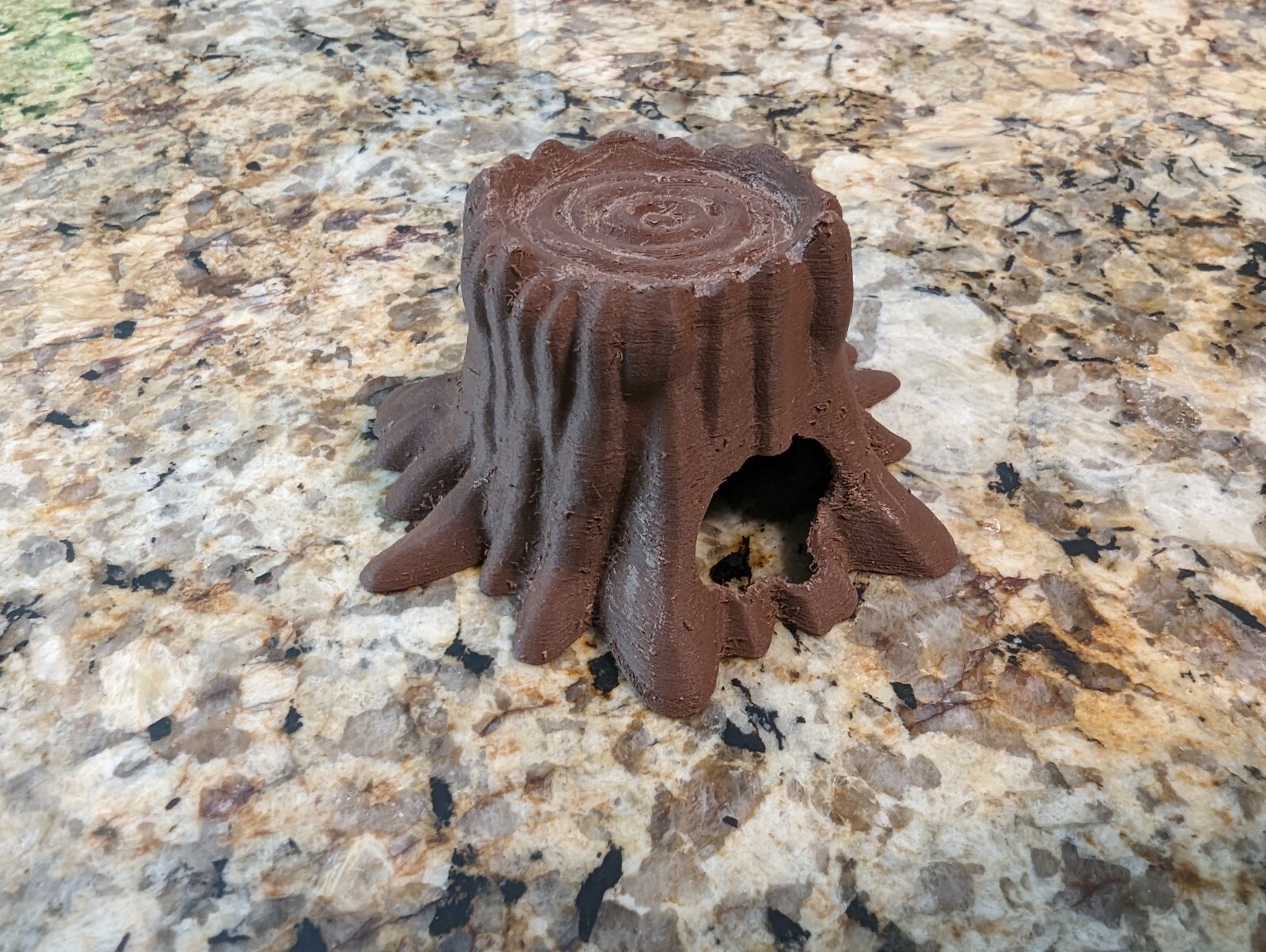 Tree Stump Shrimp House Hideout Fish Cave Many Colors