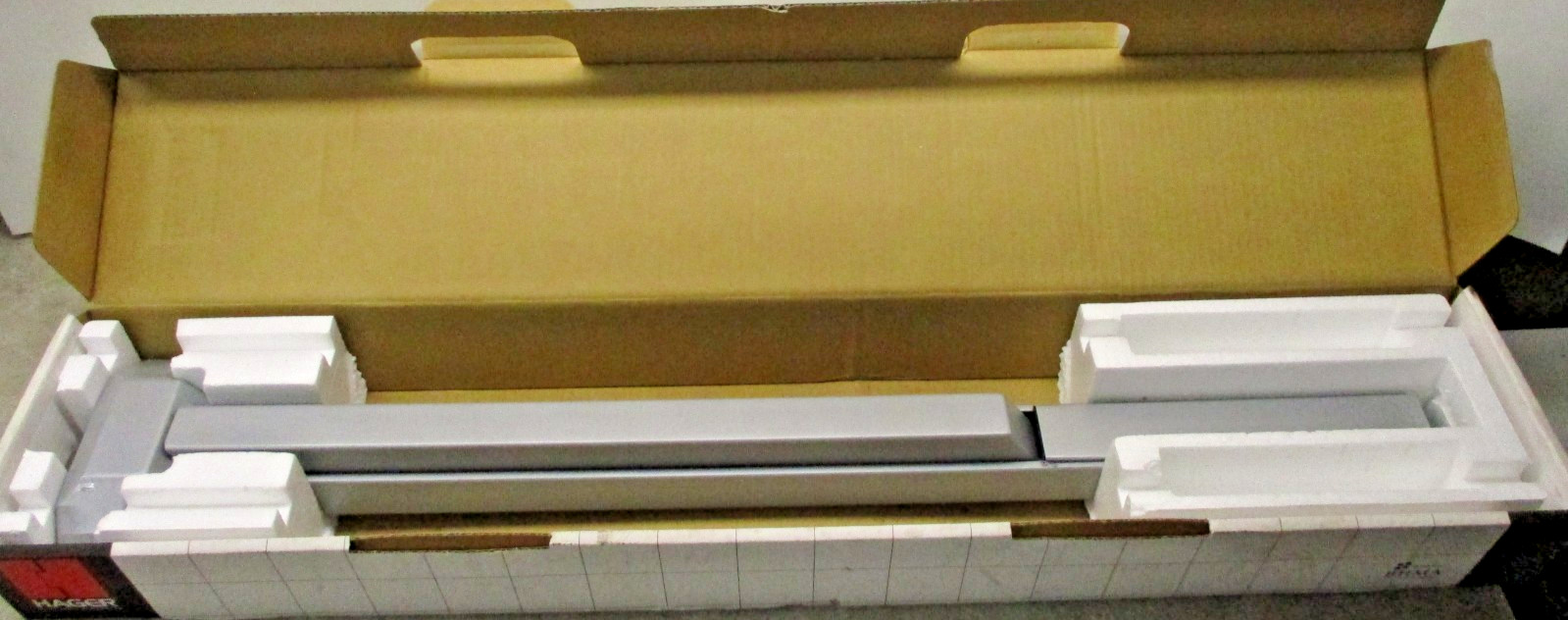 (No Hardware) New Hager 4701 RIM 36” Aluminum Finish Door Exit Push Bar