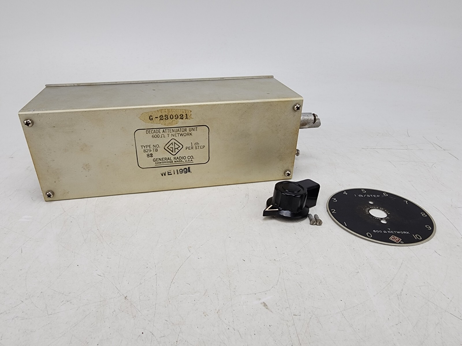 Vintage General Radio 829-TB Decade Attenuattor 1 dB Step 600 Ohms T-Network