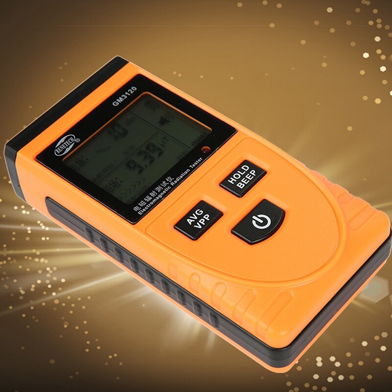 High Accuracy Radiation Detector Counter Meter Dosimeter w/ Large LCD Screen