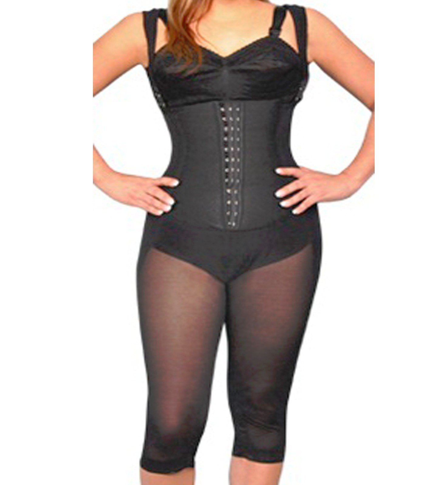 Ardyss Body Magic Long Leg Firm Compression ‘Lose 3 Dress Sizes’ BLACK Size 28