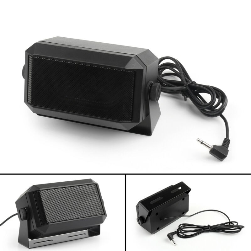 1PC 3.5mm Heavy Duty KES-3 External Speaker For Yaesu Kenwood Icom Car Radio #