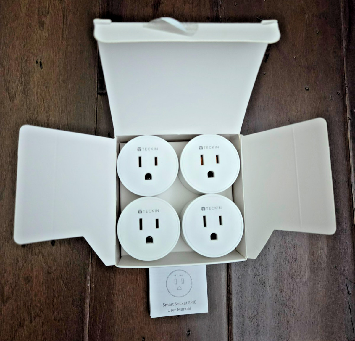 Teckin Smart Plugs (4) SP10 Smart Outlet Plug WiFi Socket w/ SmartLife control