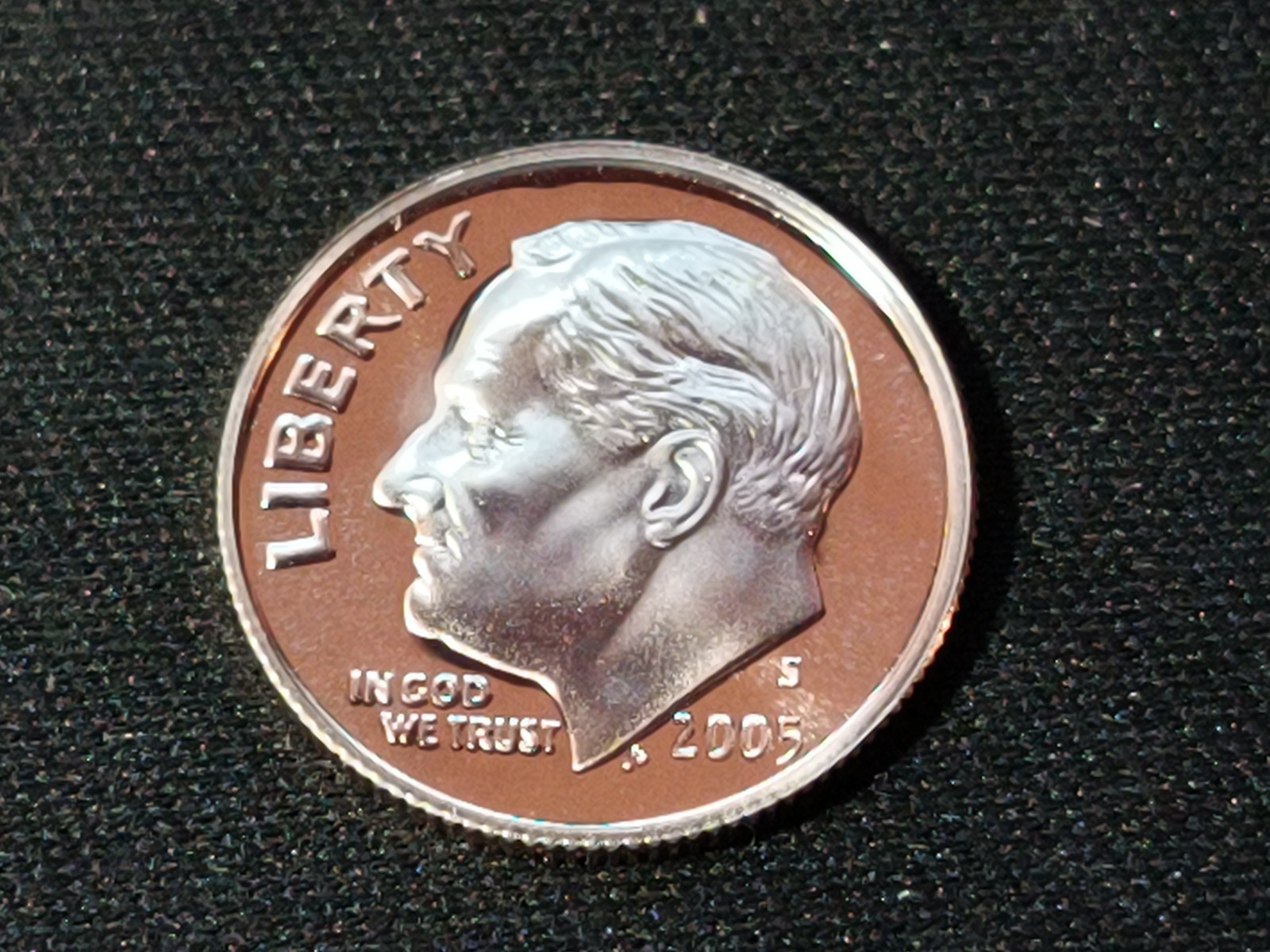 2005 S 10C  Gem Proof Roosevelt Dime