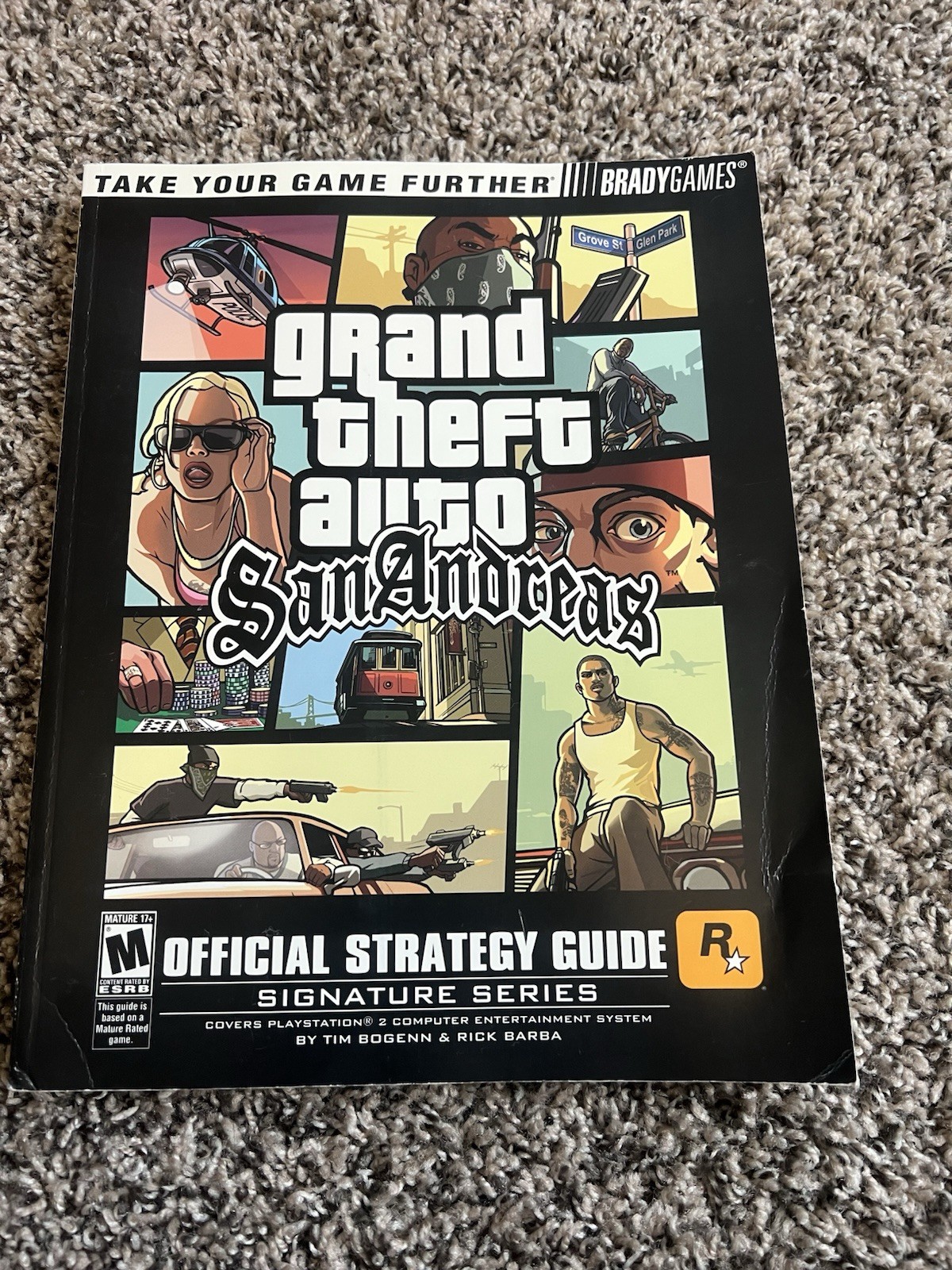 Grand Theft Auto San Andreas Game Guide W NEAR MINT CONDITION MAP