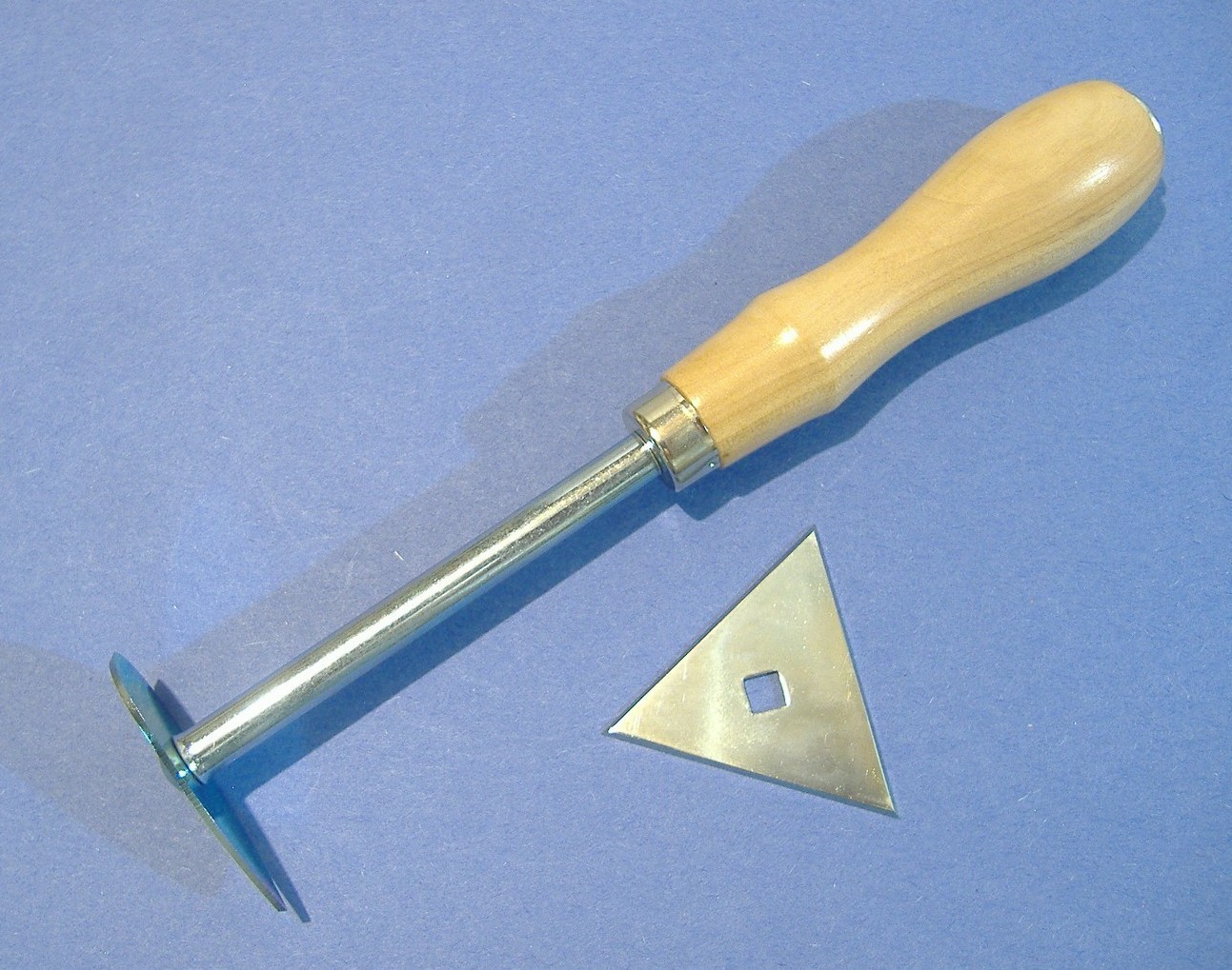 WARNER MOLDING SCRAPER WITH TWO INTERCHANGEABLE BLADES PUTTY REMOVAL