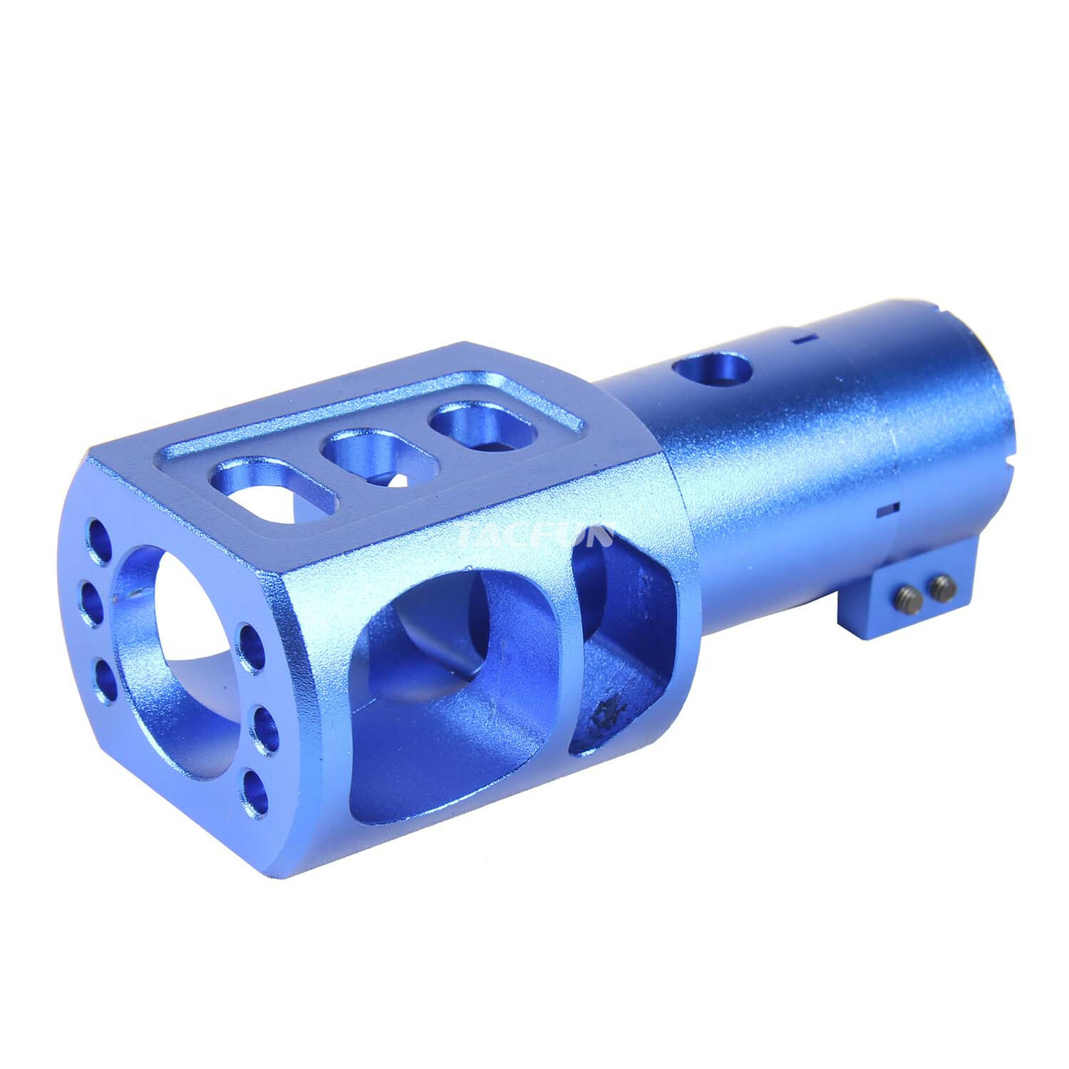 Mossberg 500 12GA Recoil Reducer Muzzle Brake Anodized BLUE Aluminum