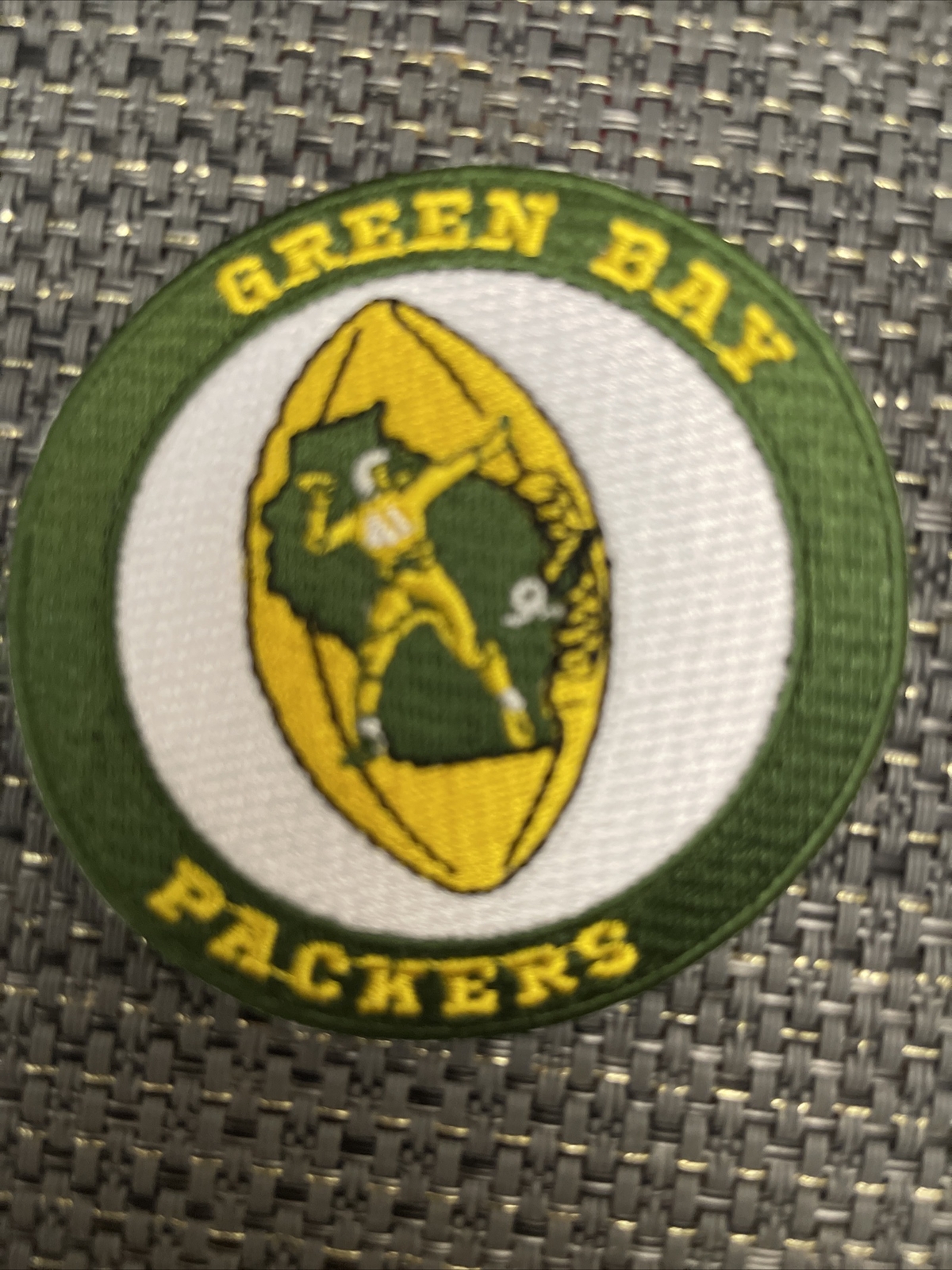 Green Bay Packers Vintage Embroidered Patch PACKER MAN 3" X 3”