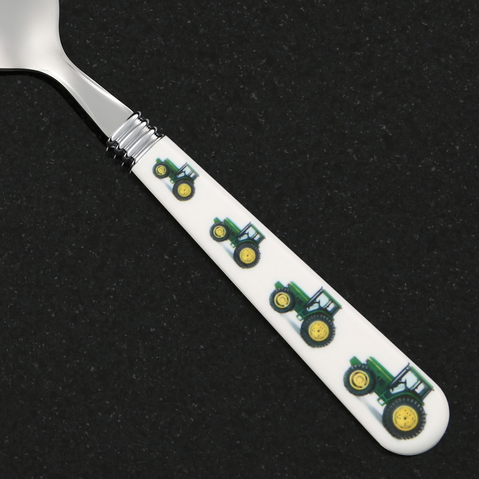 Gibson JOHN DEERE Stainless Plastic Handle Tractor Silverware CHOICE Flatware