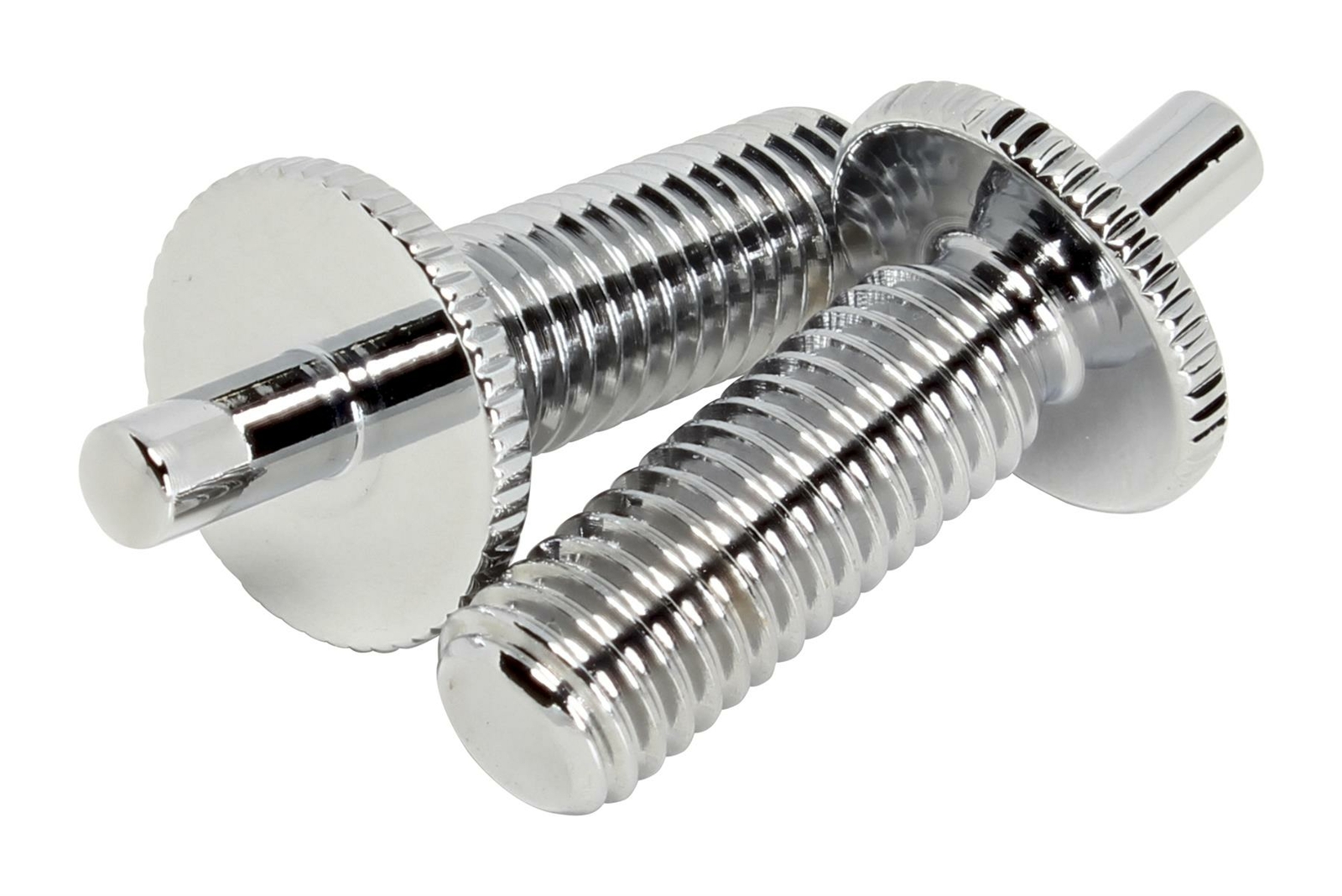 ABM Import Conversion Posts - M8 to smooth 4mm posts for Epiphone - Chrome