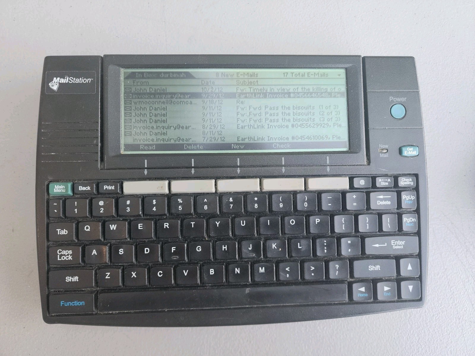 Vintage MailStation Mivo 100 Personal Email Portable System DET1- 01 Works!