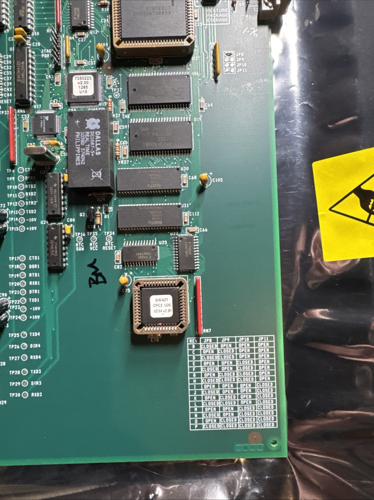 DUKANE STARCALL CENTRAL PROCESSOR CARD 110-3763 REV B