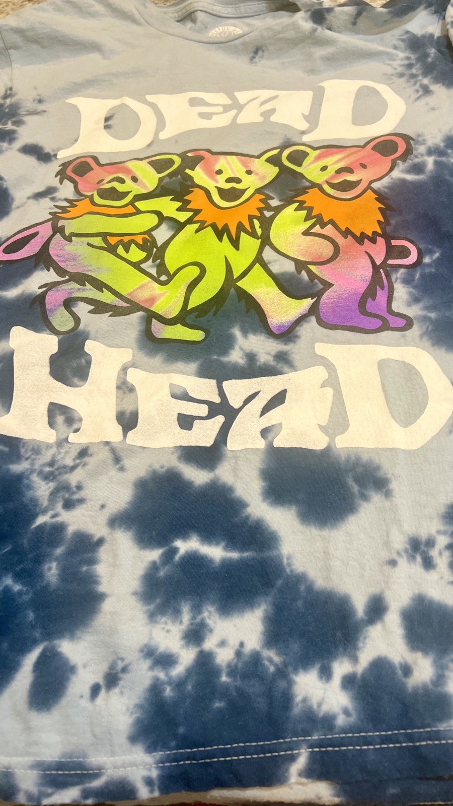 Greatful Dead - Dead Head - Tie Dye Shirt - Unisex Small