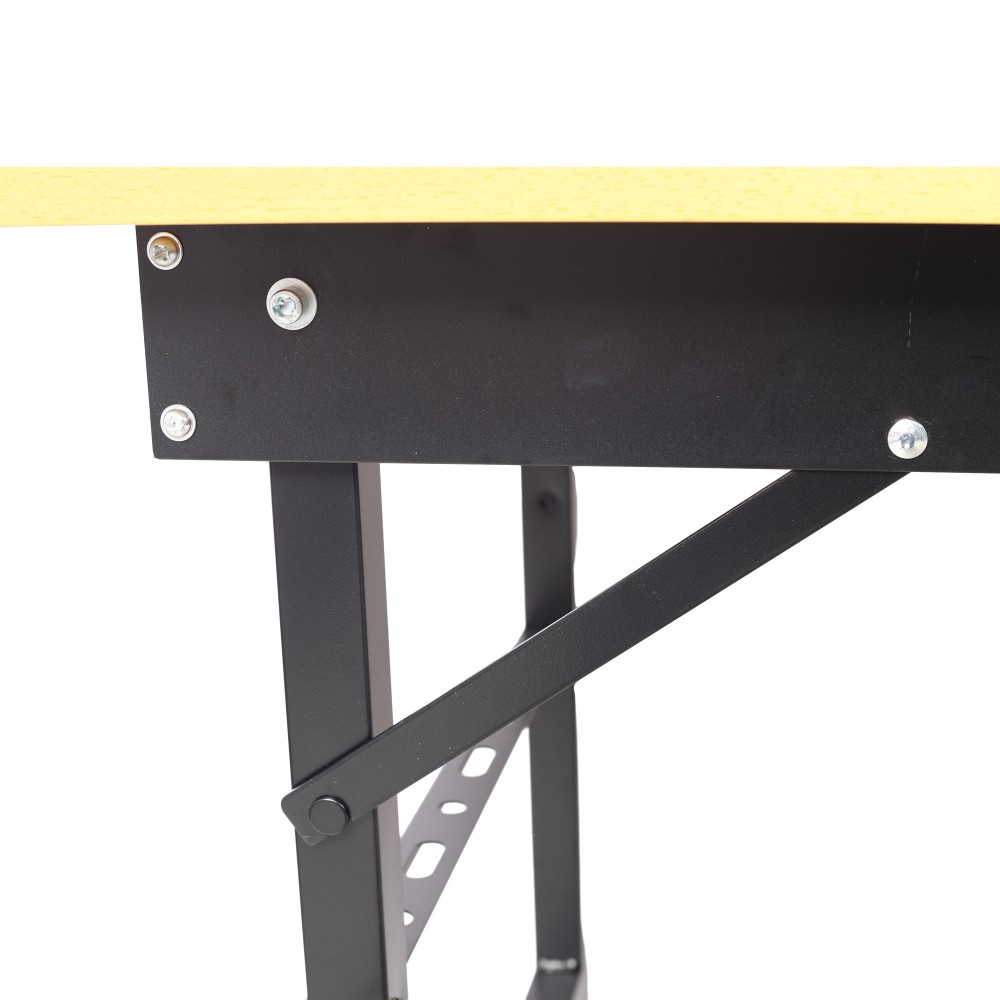Folding Portable Workbench, With Tape Measure & Angle Finder, Carry Handle