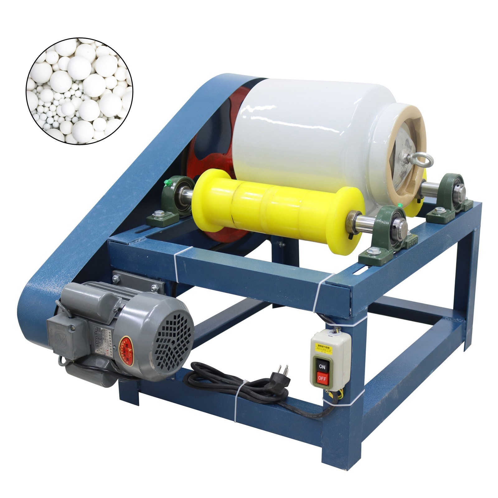 220V 10L Ceramic Grinding Machine Laboratory Horizontal Ball Mill Machine