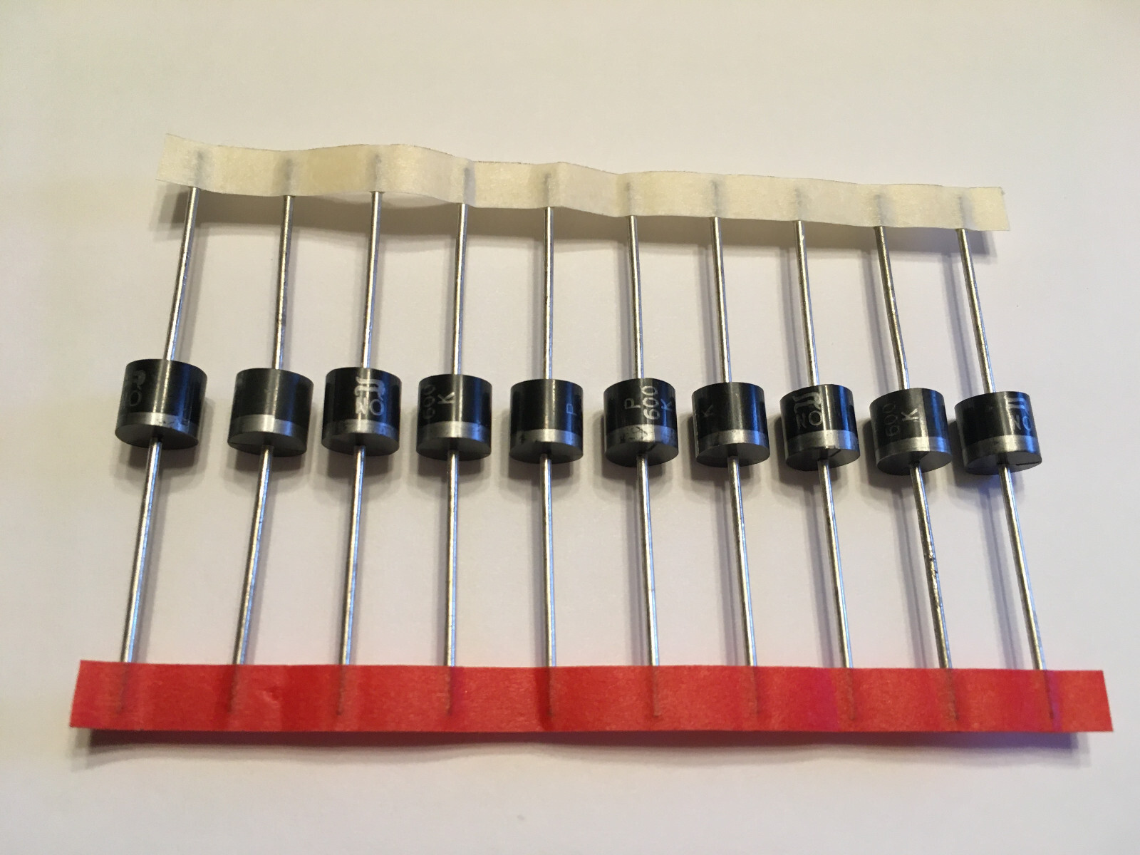 10pcs OEM P600K Strobe Rectifier Diode 6A 800V Standard axial fits atomic 3000