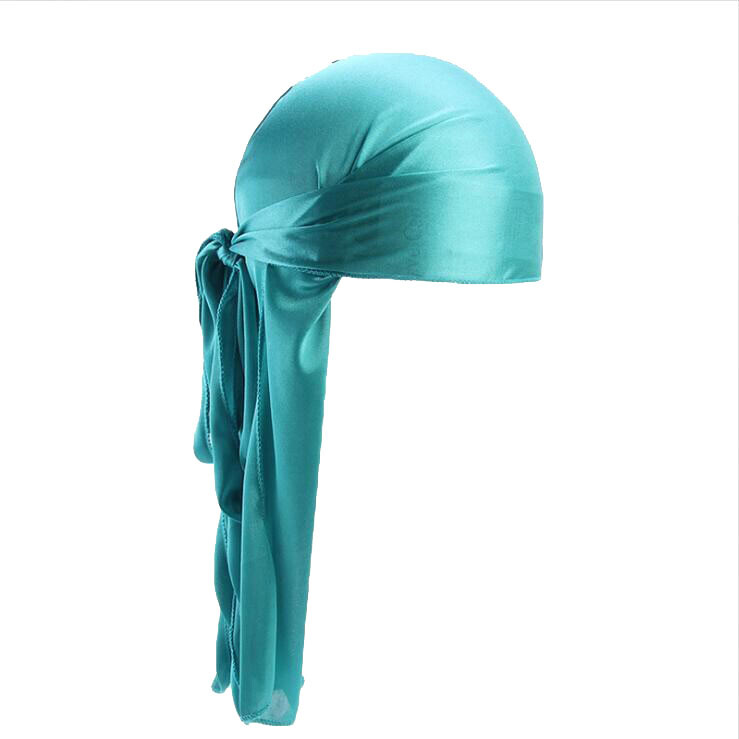 Silky Satin Durag Premium Unisex Bandana Wave Cap Hat Doo Rag Biker Head Wrap