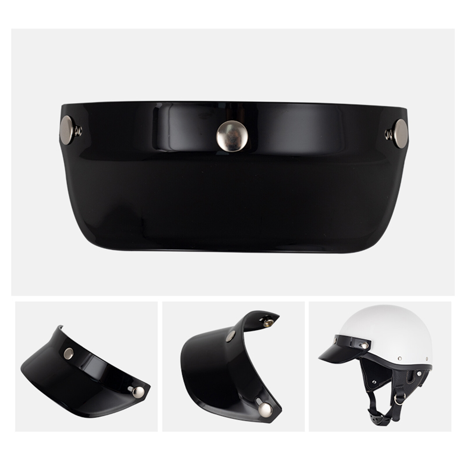 Motorcycle Visor Motorcycle 3/4 Open - G8U4