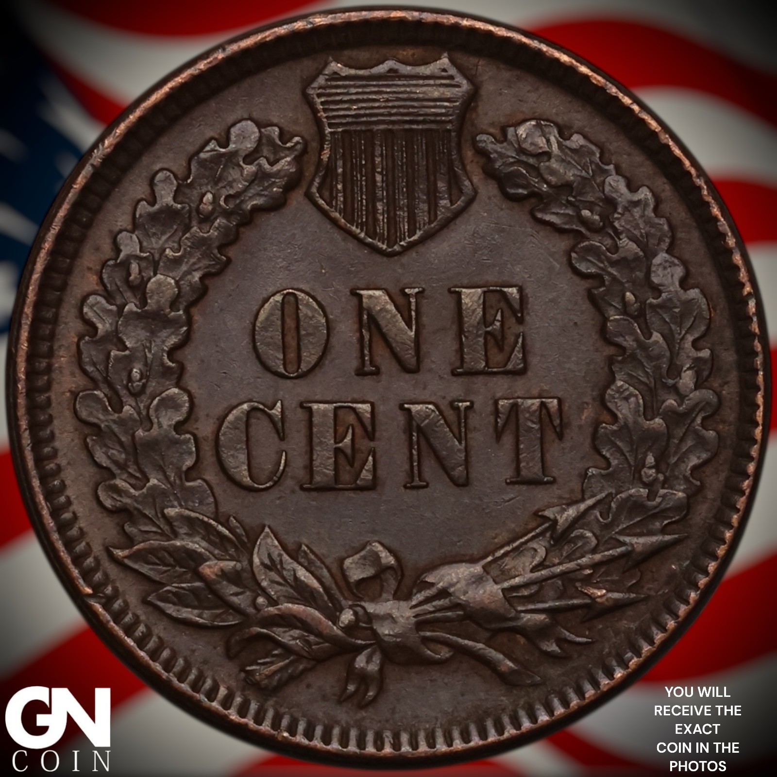 1896 Indian Head Cent Penny A0468