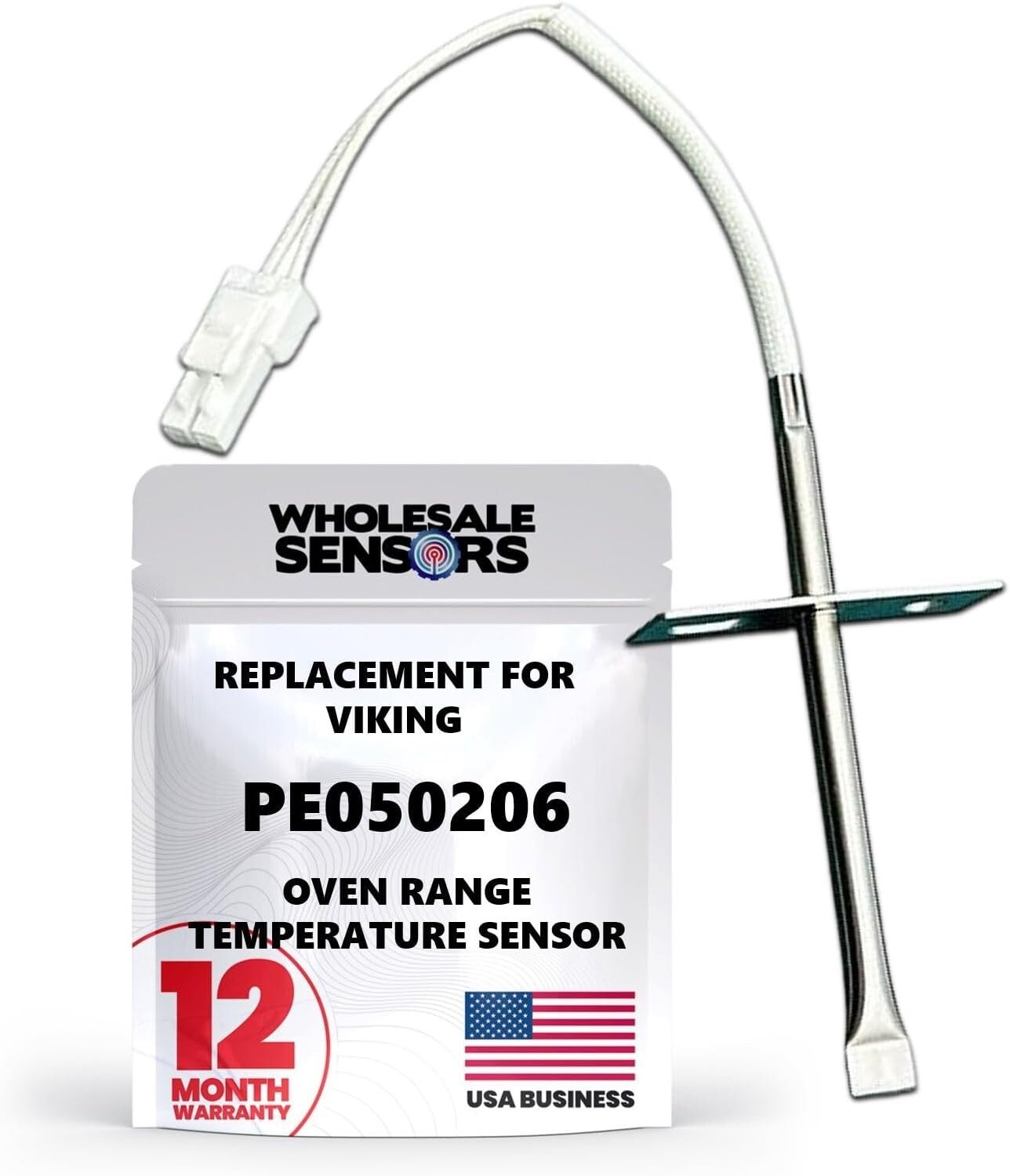 Viking PE050206 Replacement Oven Range RTD Thermostat Probe 12 Month Warranty