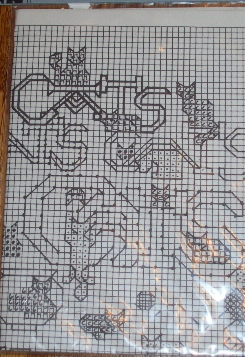 Cross Stitch Chart Pattern Only ~ CATS CATS CATS ~ TAMARIS DESIGNS