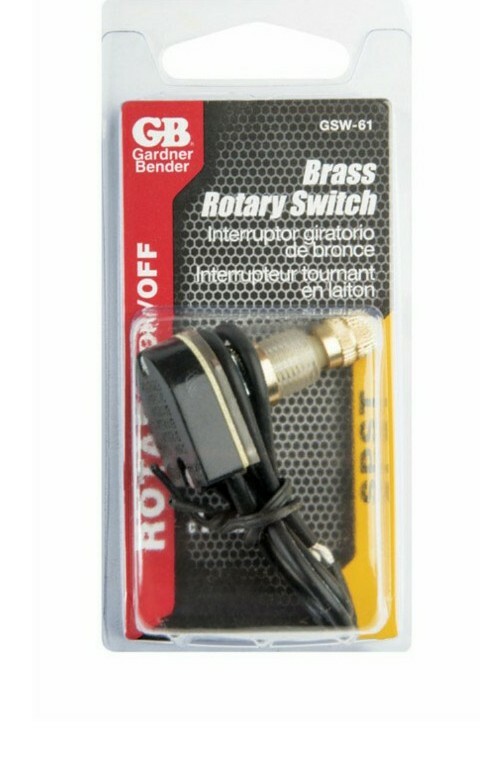 Gardner Bender Single Pole Applicance Rotary Switch GSW-61
