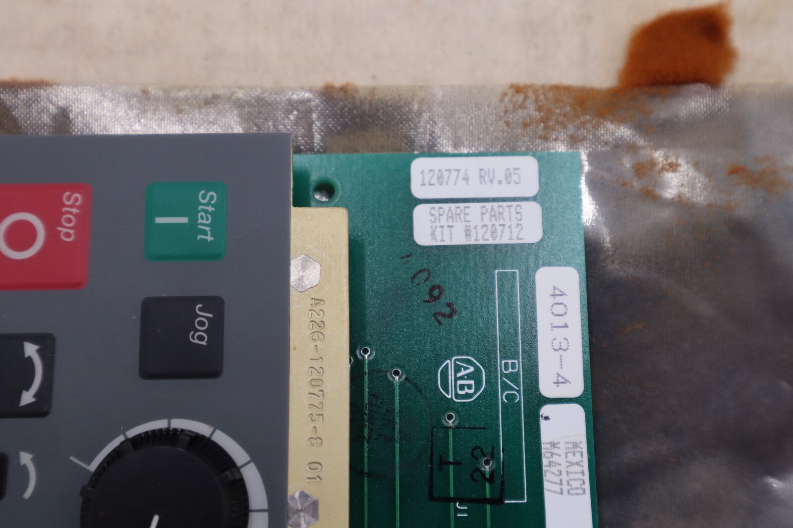 Allen Bradley 135466 Operator Keypad Panel Board #2344