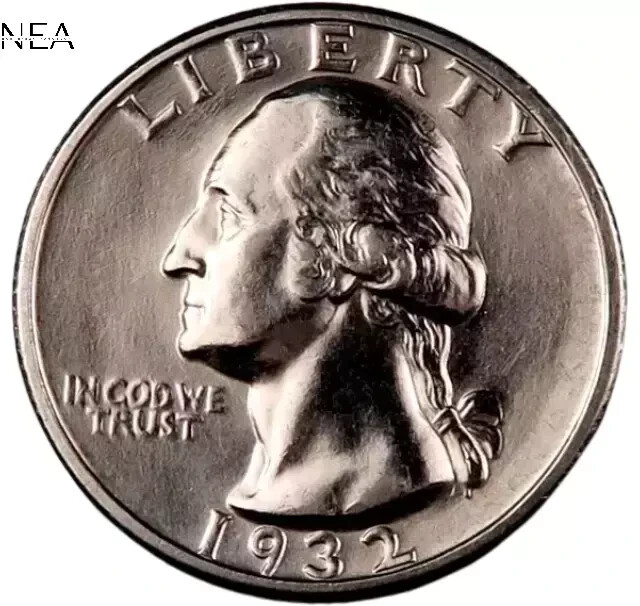 1932-D Washington Quarter ~ Gem BU ~ KEY DATE! ~ 90% Silver
