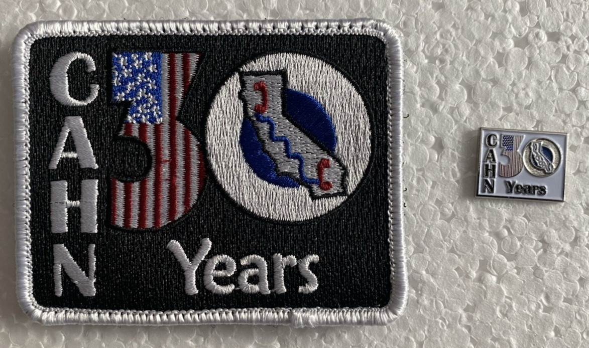 California Association of Hostage Negotiators 30 Yr. Pin & Patch